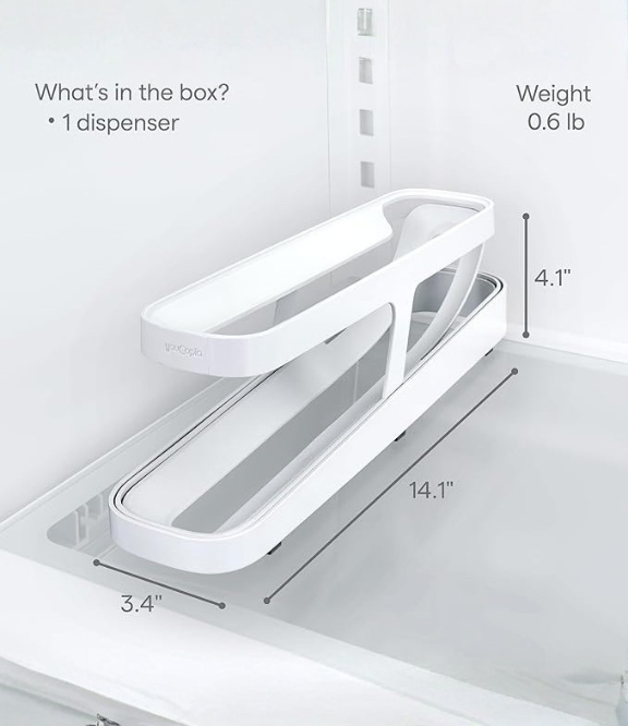 Egg Dispenser - Roll Down Automatic Egg Organizer for Refrigerator Storage - Image 4