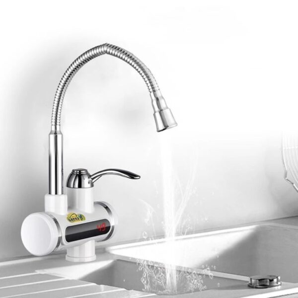 Electric Hot Water Heater Faucet – Instant Heating Stainless Steel ...